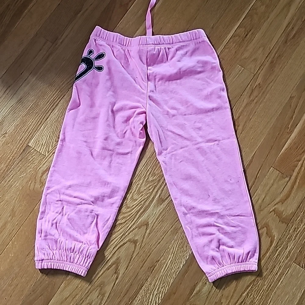 NWOT Justice PINK Heart Sweatpants size 12 NEW